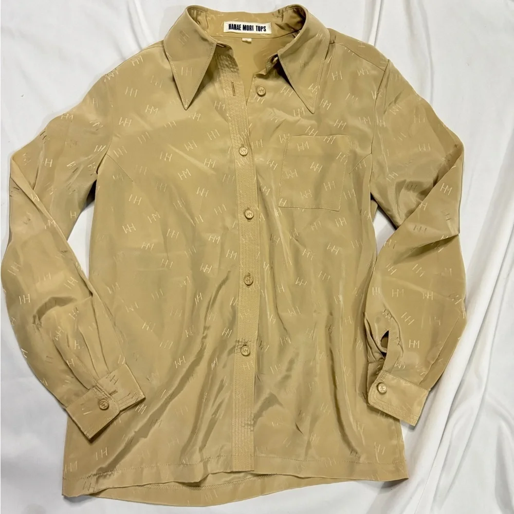 Hanae Mori stylish beige